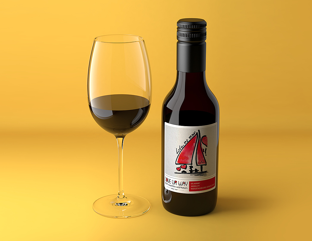 packing design，Wine bottle design，